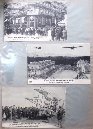 1910-30env. AVIATION - CARTES POSTALE: Très belle et