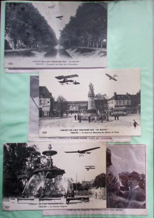 1910-30env. AVIATION - CARTES POSTALE: Très belle et