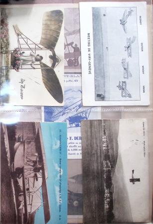 1910-30env. AVIATION - CARTES POSTALE: Très belle et