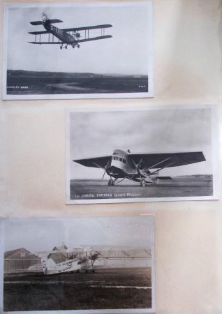 1910-30env. AVIATION - CARTES POSTALE: Très belle et