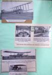 1910-30env. AVIATION - CARTES POSTALE: Très belle et