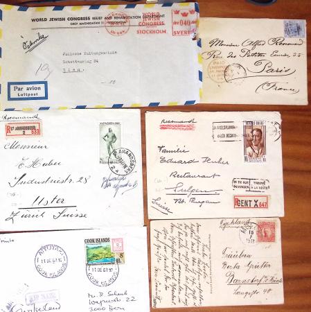 1855-1965 Selection of ca100 covers and cards showing