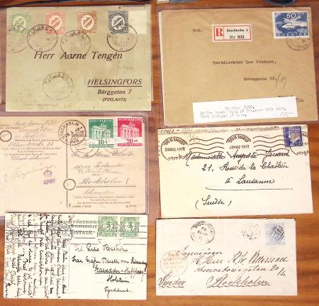 1855-1965 Selection of ca100 covers and cards showing