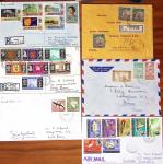 1855-1965 Selection of ca100 covers and cards showing