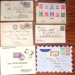 1855-1965 Selection of ca100 covers and cards showing
