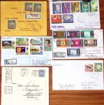 1855-1965 Selection of ca100 covers and cards showing