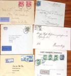 1855-1965 Selection of ca100 covers and cards showing