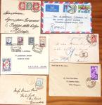 1855-1965 Selection of ca100 covers and cards showing