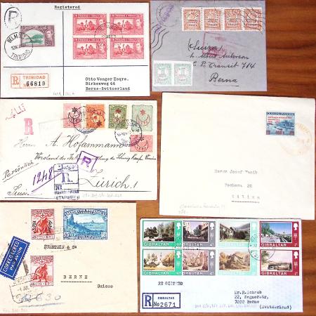 1855-1965 Selection of ca100 covers and cards showing
