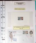 Nungesser et Coli. Collection de 50 documents dans une chemise plastique bleu clair dont 4 cartes postales d'époque, n°1523 épreuve de luxe,...