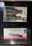 Album compact Safe brun contenant 92 cartes postales anciennes d'aviation et 14 vignettes, nombreux meetings dont porte-timbre Rouen aviation 1910,...
