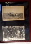Album compact Safe brun contenant 92 cartes postales anciennes d'aviation et 14 vignettes, nombreux meetings dont porte-timbre Rouen aviation 1910,...