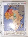 Album souple transparent de 34 plis de la ligne France-Madagascar dont Aéromaritime
