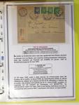 Classeur souple plastique jaune contenant 33 lettres de la Poche de Saint Nazaire avec AFF variés type Pétain, certains avec surcharge "taxe perçue"