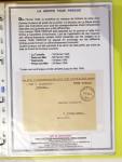 Classeur souple plastique jaune contenant 33 lettres de la Poche de Saint Nazaire avec AFF variés type Pétain, certains avec surcharge "taxe perçue"