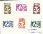 N°215/224 Série complète de 10 timbres obl. 19.5.1941