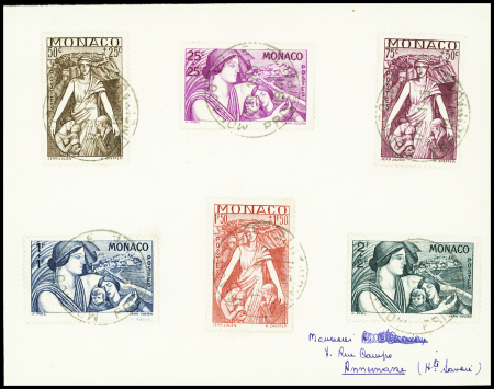N°215/224 Série complète de 10 timbres obl. 19.5.1941
