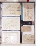 Ensemble de 86 plis : marques postales et lettres