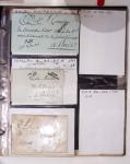 Ensemble de 86 plis : marques postales et lettres