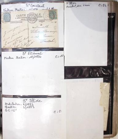 Ensemble de marques postales et lettres classiques