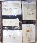 Ensemble de marques postales et lettres classiques