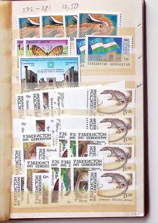 KAZAKHSTAN 1992-2005, Stock en classeur du KAZAKHSTAN,