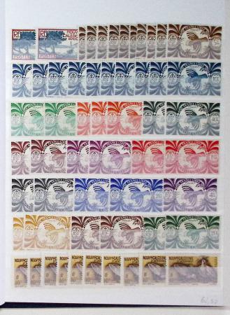 1928-1997, Stock en classeur, maximum 10 de chaque