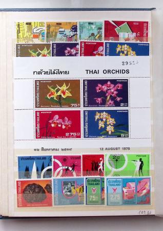 1910-2003, Collection de THAILANDE en classeur