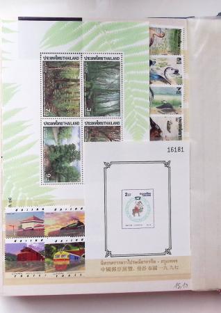 1910-2003, Collection de THAILANDE en classeur