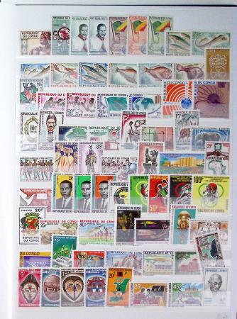 1959-1996, Collection du CONGO en classeur, en neuf