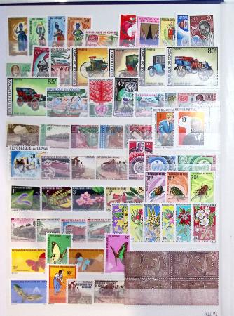 1959-1996, Collection du CONGO en classeur, en neuf