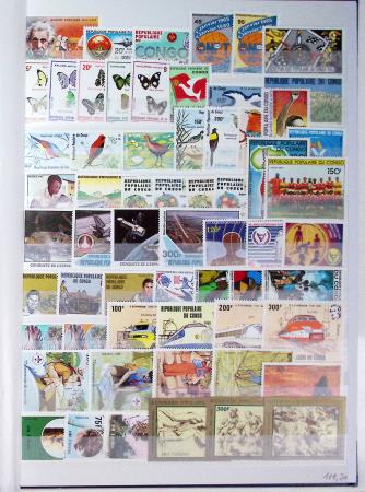 1959-1996, Collection du CONGO en classeur, en neuf