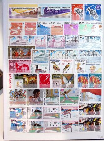 1959-1996, Collection du CONGO en classeur, en neuf