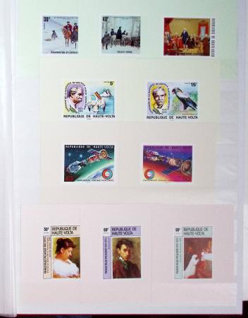 1973-1984, Collection de 114 blocs spéciaux de HAUTE-VOLTA
