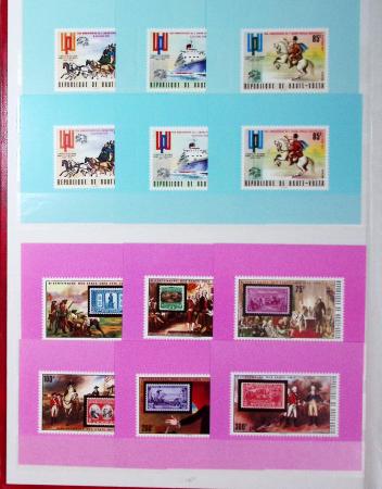 1973-1984, Collection de 114 blocs spéciaux de HAUTE-VOLTA