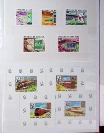 1973-1984, Collection de 114 blocs spéciaux de HAUTE-VOLTA