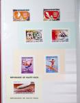1973-1984, Collection de 114 blocs spéciaux de HAUTE-VOLTA