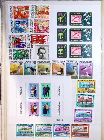 1949-1991, Collection de HONGRIE uniquement avec émissions