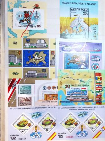 1949-1991, Collection de HONGRIE uniquement avec émissions