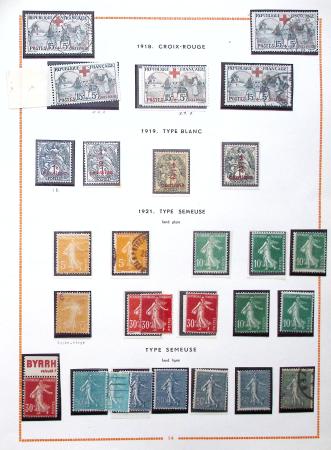 1900-1931 Joli lot comportant plusieurs timbres de