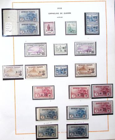 1900-1931 Joli lot comportant plusieurs timbres de
