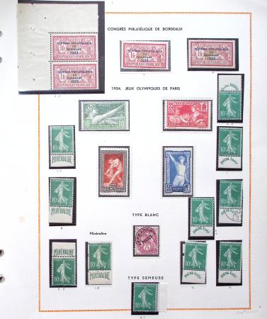 1900-1931 Joli lot comportant plusieurs timbres de