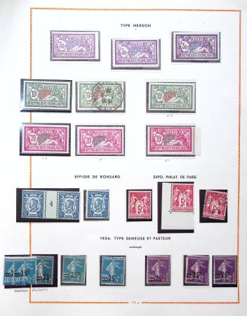 1900-1931 Joli lot comportant plusieurs timbres de