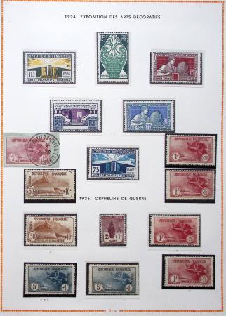 1900-1931 Joli lot comportant plusieurs timbres de