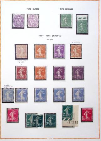 1900-1931 Joli lot comportant plusieurs timbres de