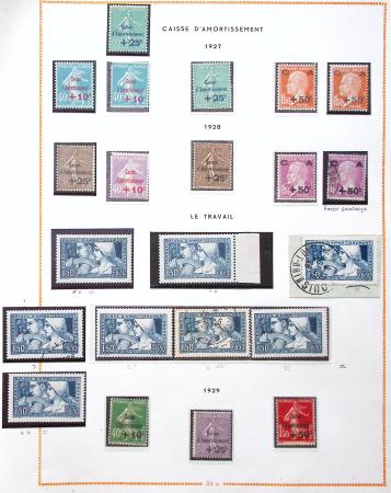 1900-1931 Joli lot comportant plusieurs timbres de