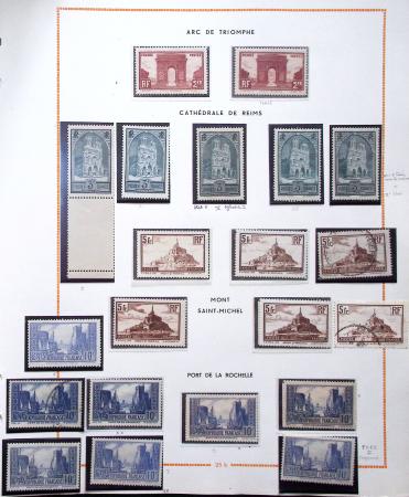 1900-1931 Joli lot comportant plusieurs timbres de