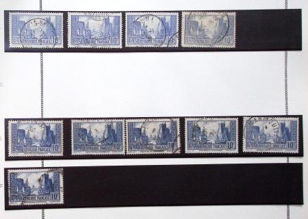 1900-1931 Joli lot comportant plusieurs timbres de