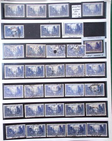1900-1931 Joli lot comportant plusieurs timbres de