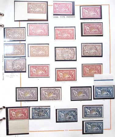 1900-1931 Joli lot comportant plusieurs timbres de